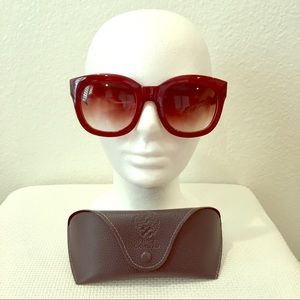 Vince Camuto Brown/ Red Cat Eye Sunglasses 😎